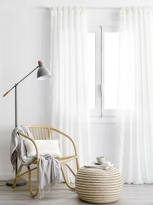 Cortinas para salones con poca luz