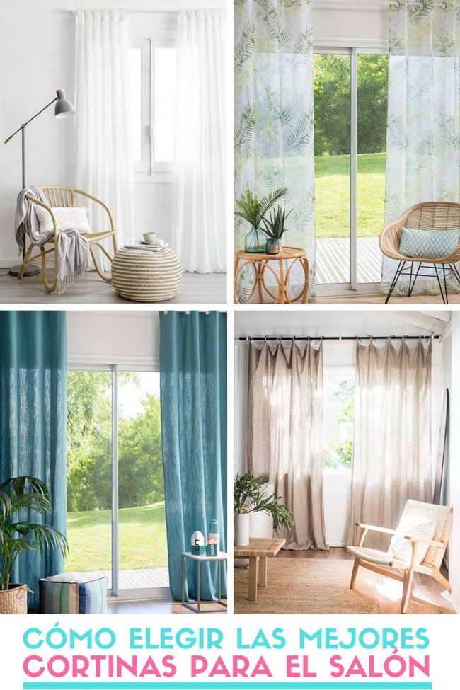 ▷ Guía para elegir las mejores cortinas el salón