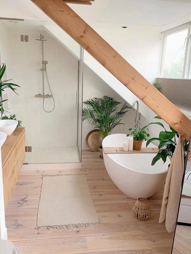 Plantas en el baño Ideas para decorar el baño sin gastar mucho dinero