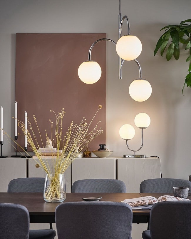 Lámparas de techo IKEA con estilo retro