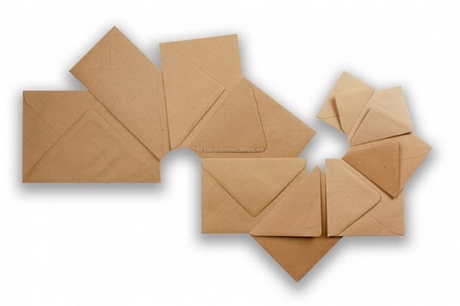 Sobres kraft para envíos postales