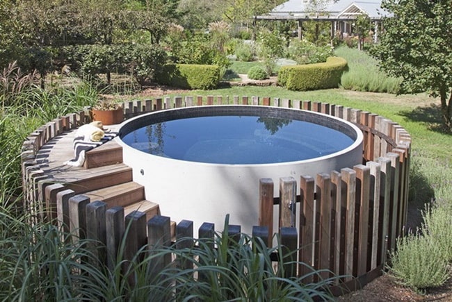 Piscina prefabricada circular