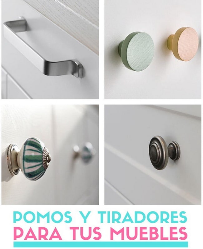 Consejos para elegir pomos y tiradores para muebles