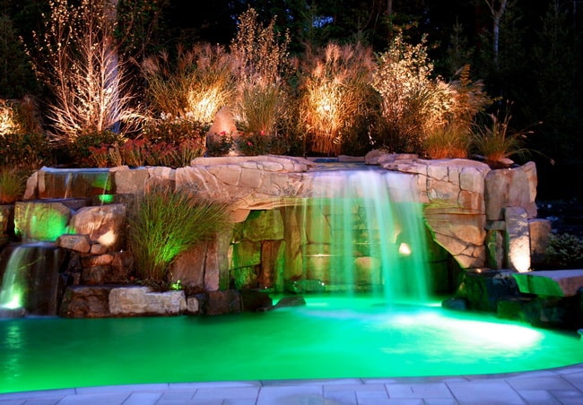 Iluminación para piscinas