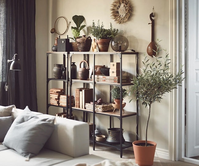 Estanterías IKEA con estilo industrial