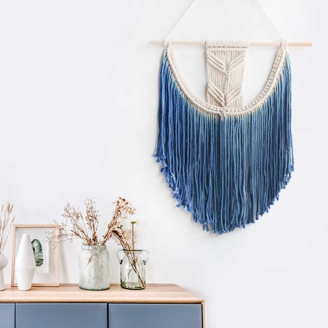 Macramé en paredes
