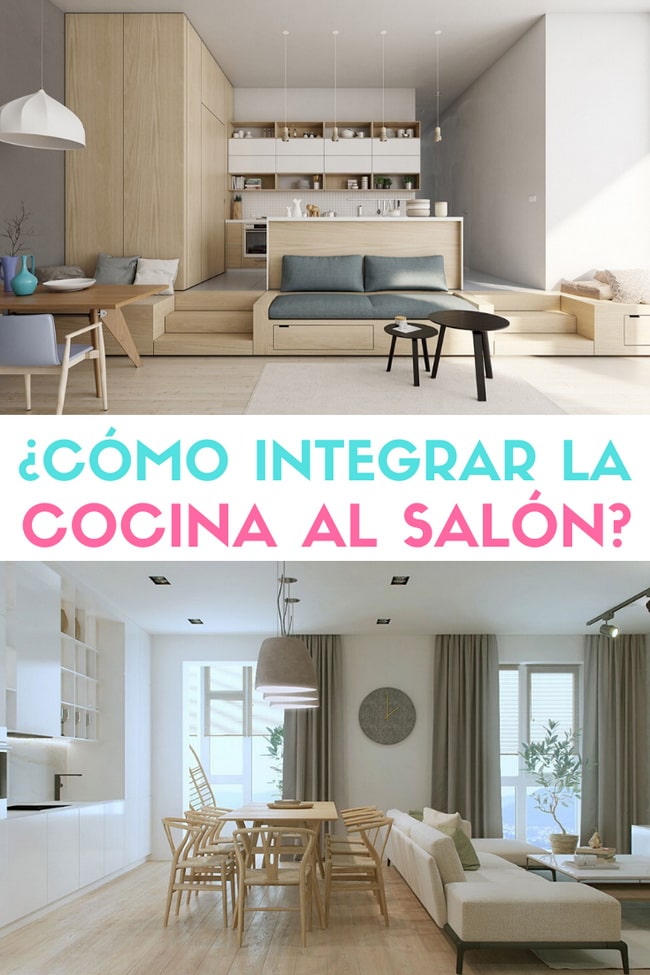 Cómo integrar la cocina al salón