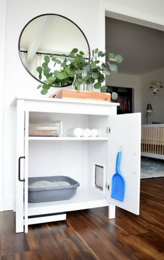 Muebles para guardar las cosas de tu gato