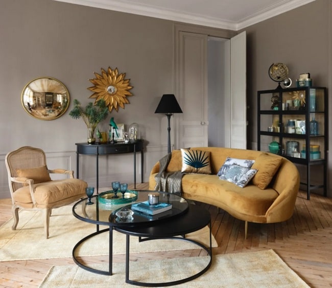 Decorar con curvas en el salón y el comedor