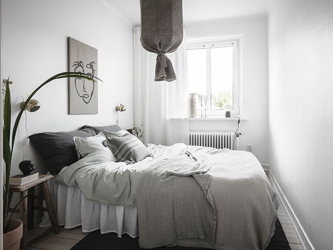 Dormitorio moderno pequeño