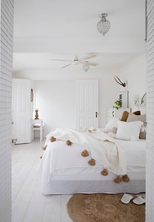 Dormitorio 100% blanco