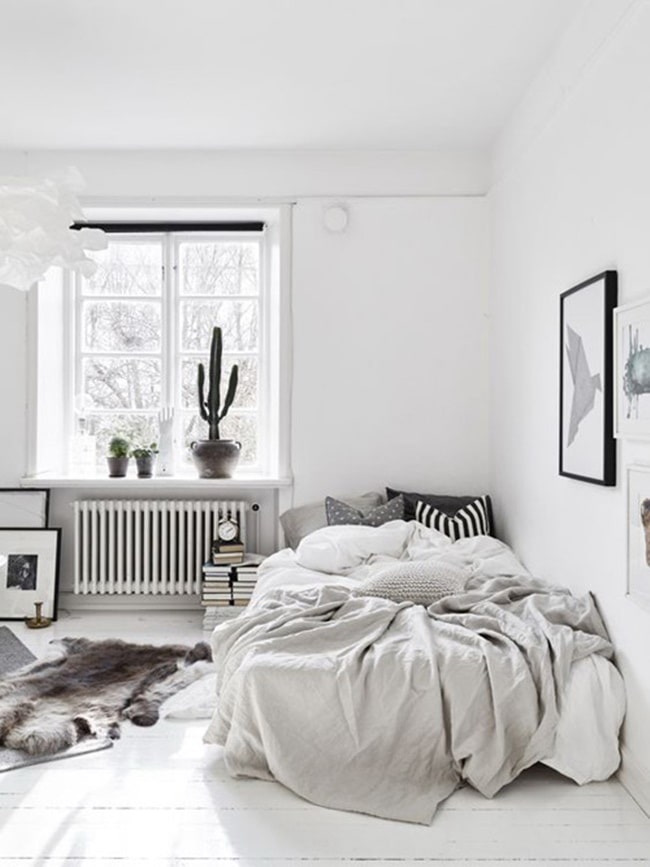 Habitación estilo escandinavo