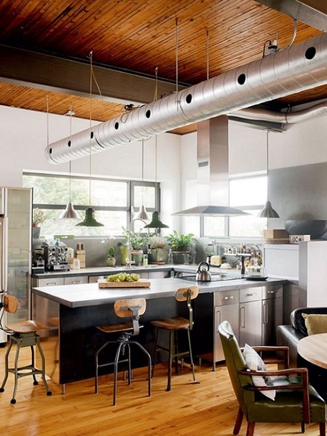 Cocinas estilo industrial