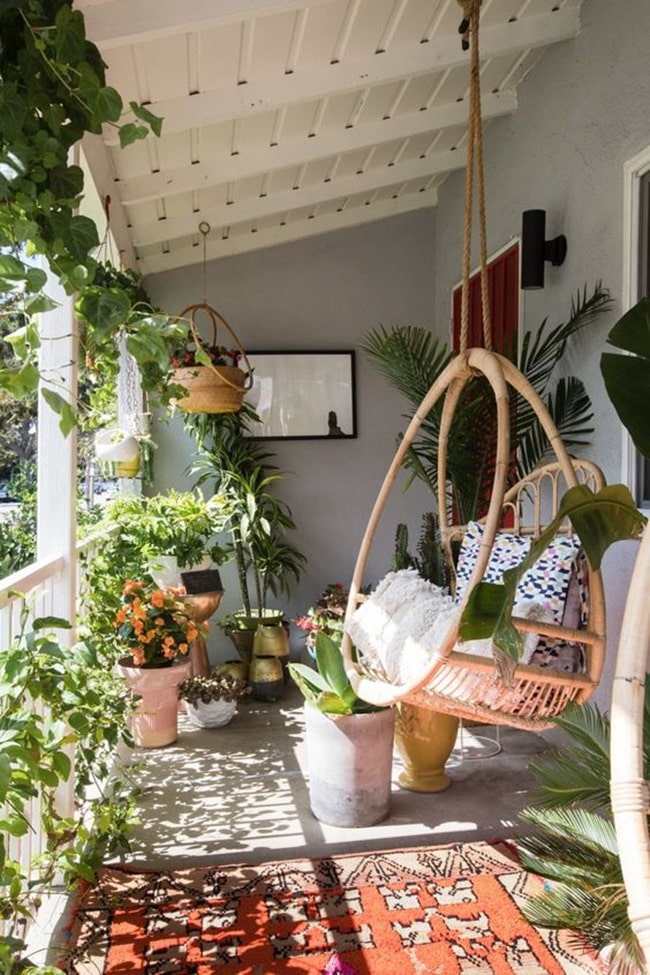 Sillas colgantes para balcones