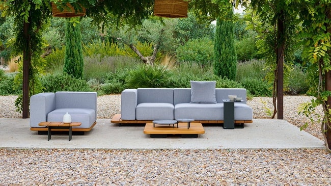 Muebles para interiores y exteriores