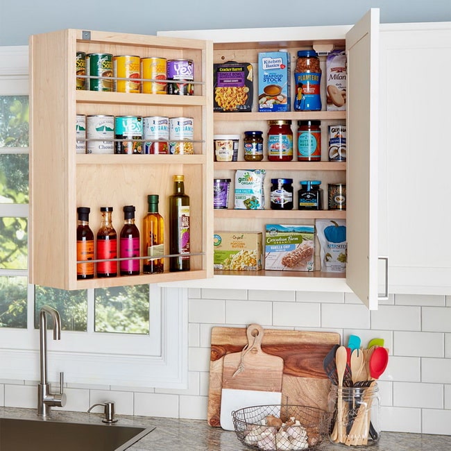 Muebles de cocina ordenados