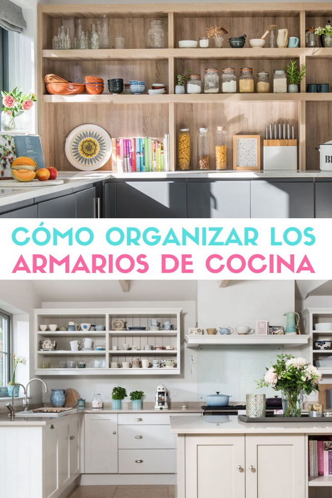 Cómo organizar los armarios de cocina
