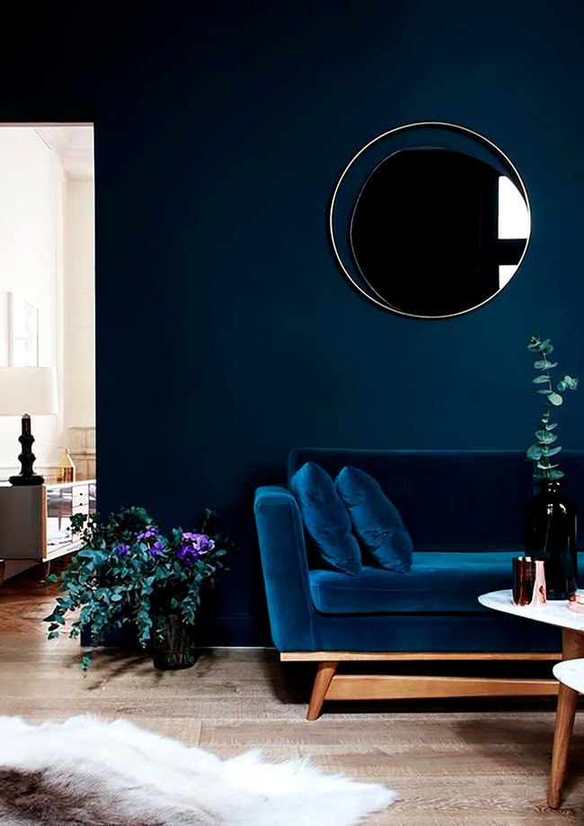 Salones en azul