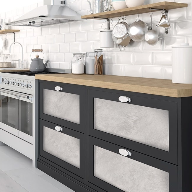 Frentes de cocina con vinilos decorativos