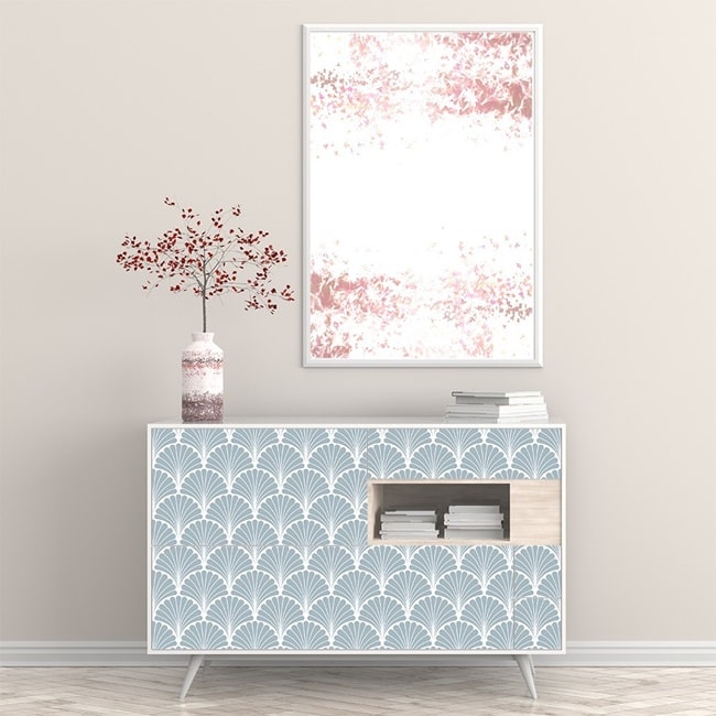 Frente de mueble con vinilo