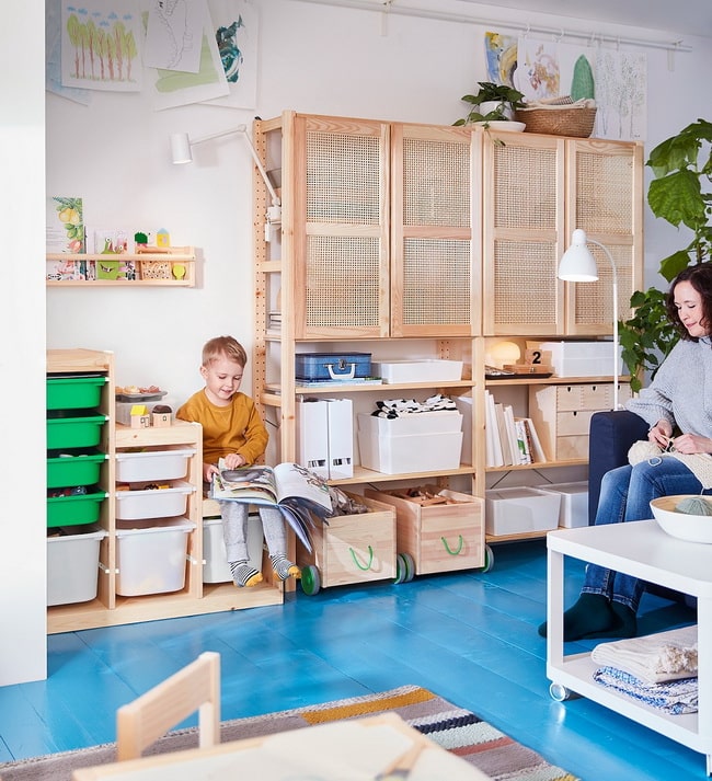 Muebles infantiles de fibras naturales