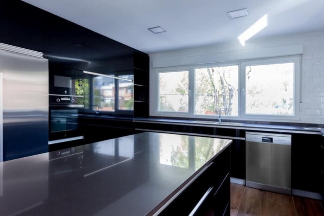 Islas de cocina en color negro