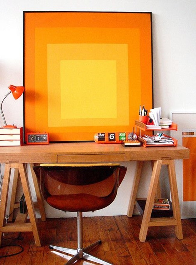 Naranja para un estudio en casa