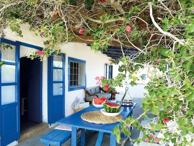 Espacio de comedor al aire libre