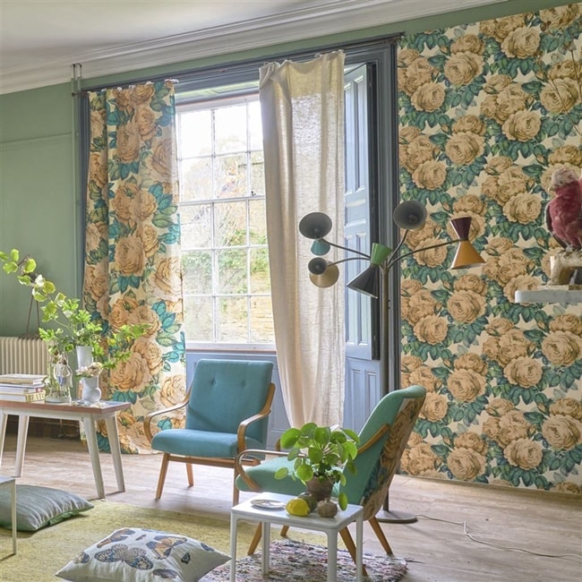 Papel pintado base textil