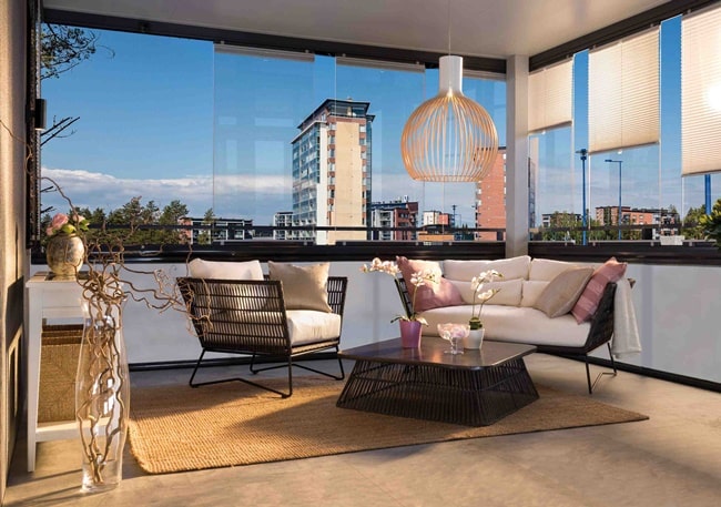 Estores para cortinas de cristal