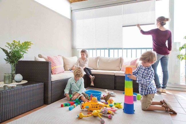 Estores para cortinas de cristal