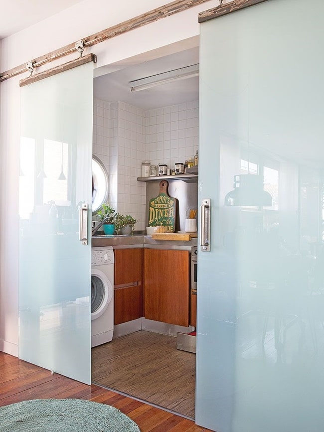 Puertas corredizas en cocinas