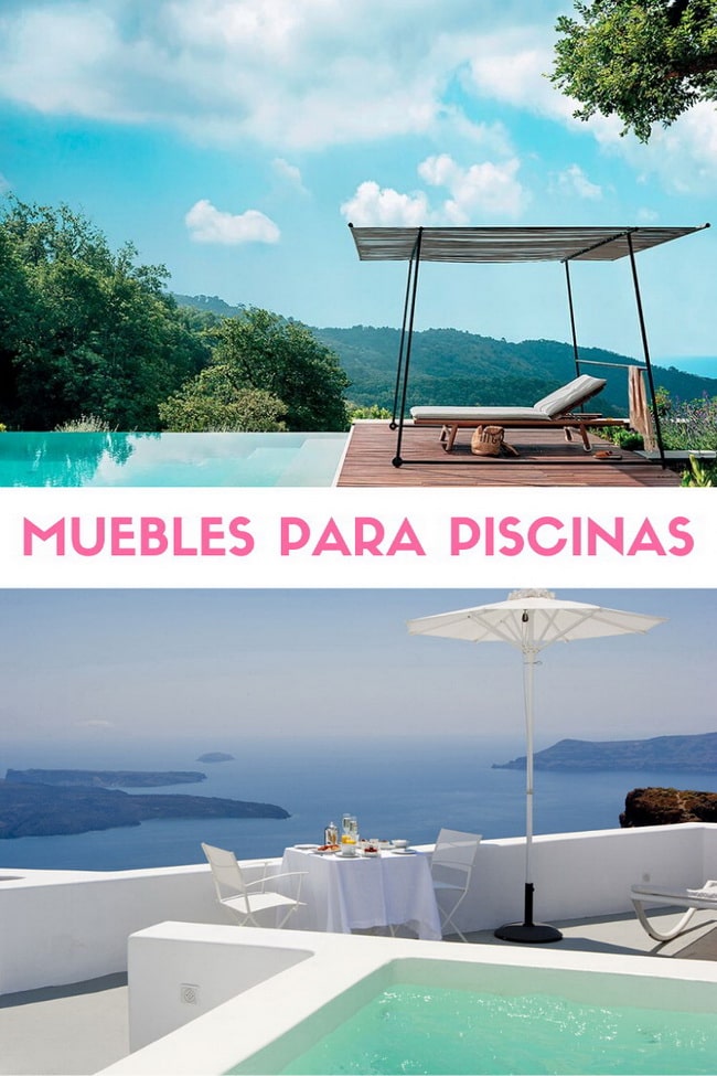 Muebles para piscinas