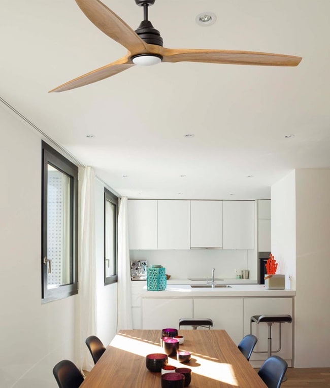 Ventiladores de techo de madera