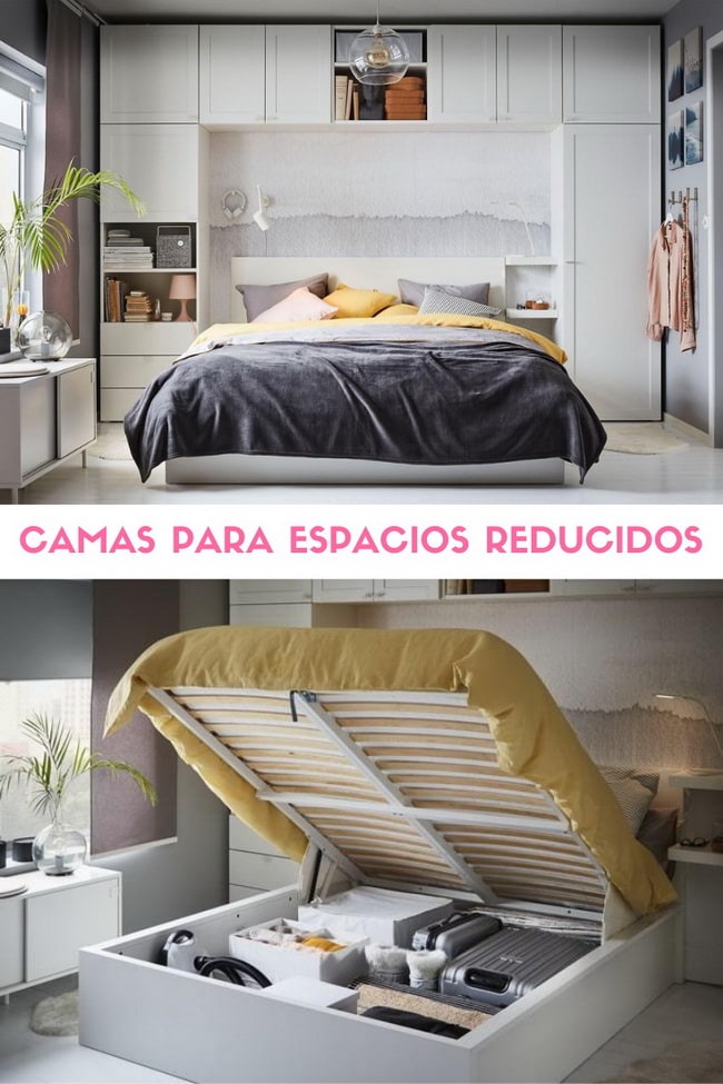 CAMAS PLEGABLES REBATIBLES para espacios reducidos