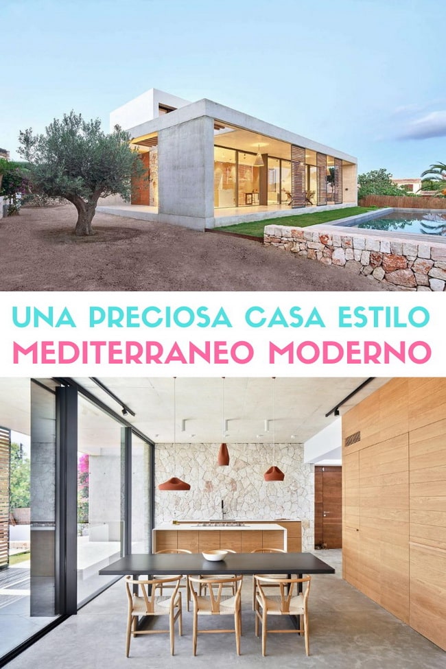Casa estilo mediterráneo moderno