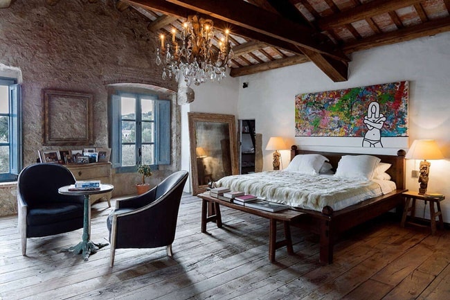 Casa con estilo rústico