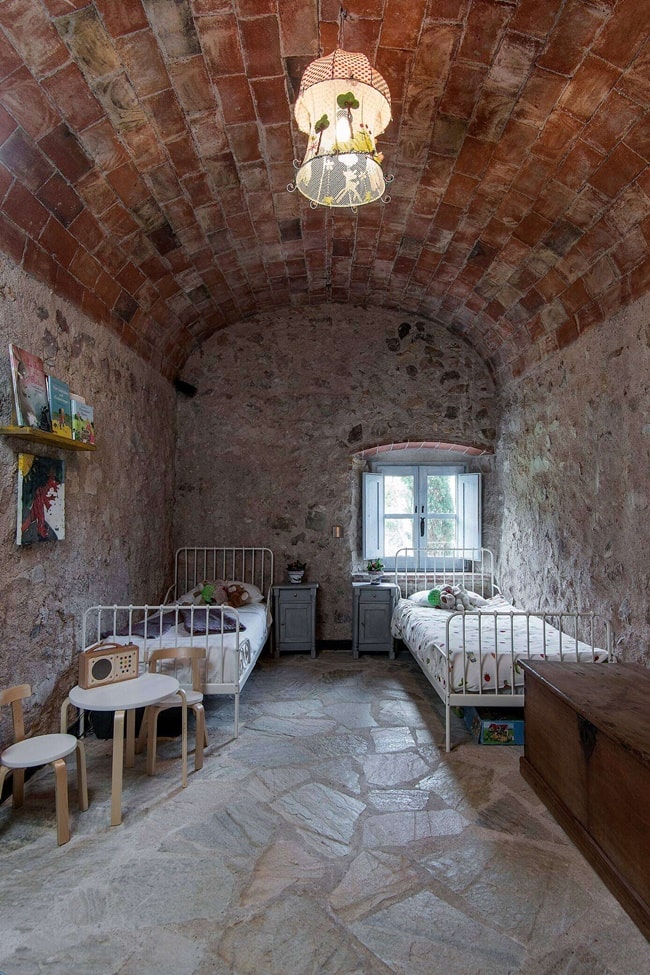 Casa con estilo rústico