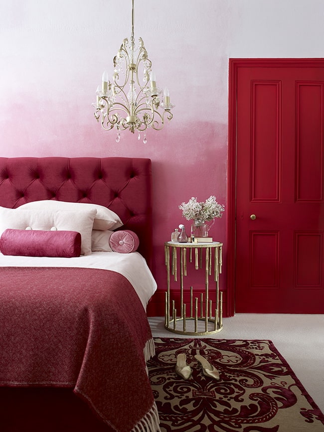 10 colores que combinan con rojo en decoración. Tendencias 2020.