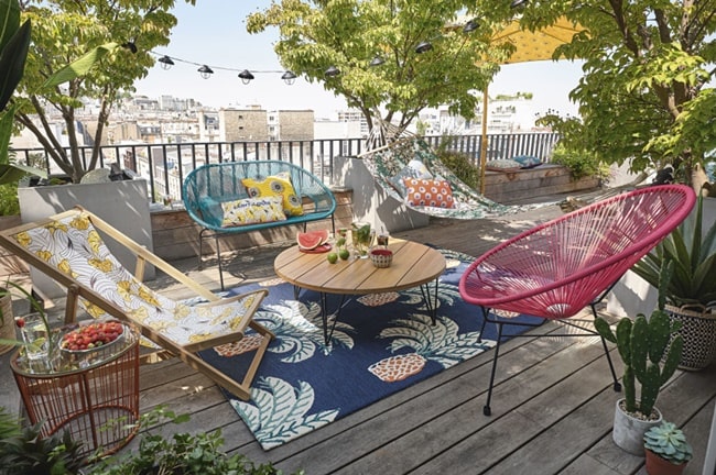 Terraza para disfrutar del verano