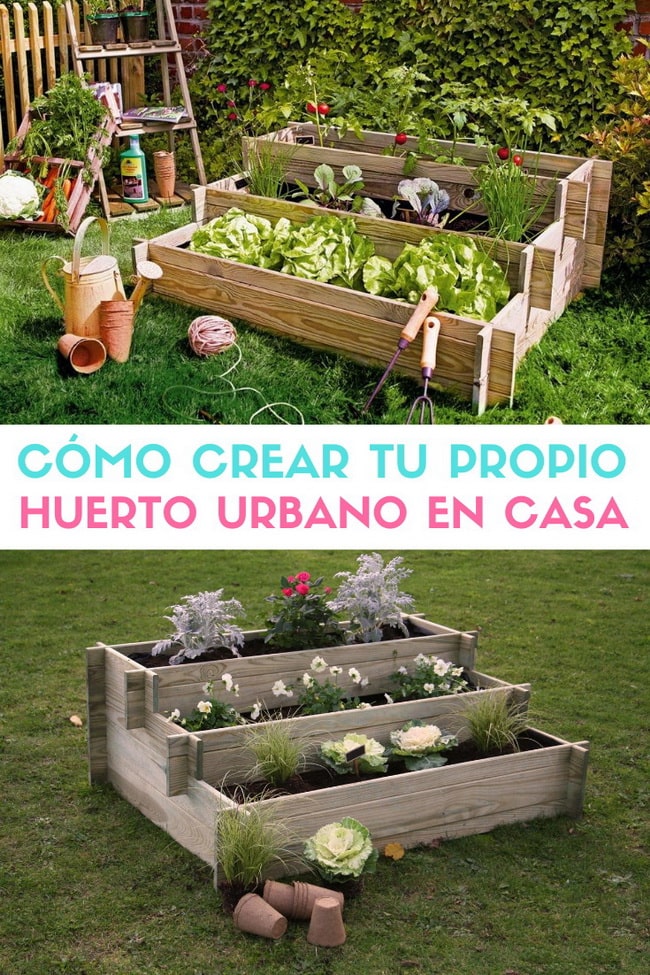 ▷ Cómo tener un huerto urbano en la terraza. Cómo hacer un huerto casero.