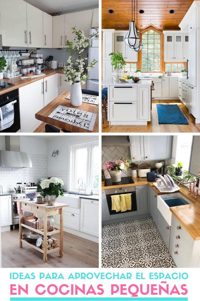Ideas para aprovechar el espacio en cocinas pequeñas