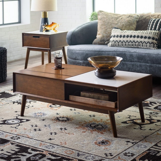 Mesa para salón de madera