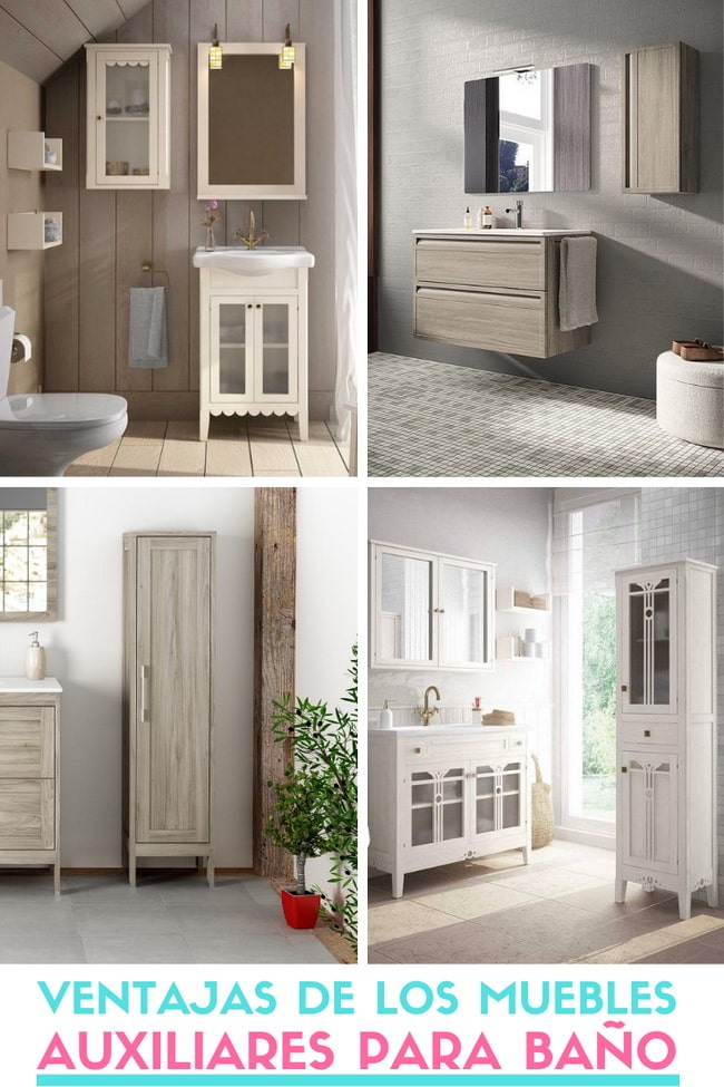 Muebles auxiliares para baño