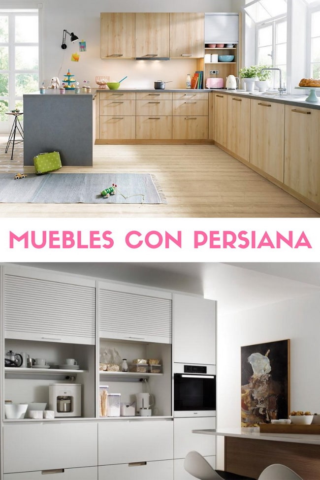 ▷ Muebles persiana para espacio en la