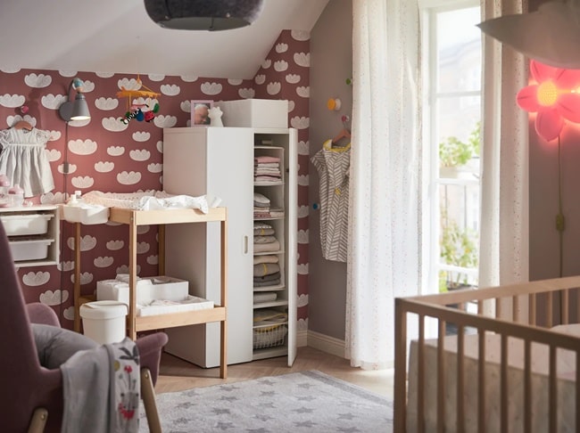 Cómo colocar los muebles en la habitación del bebé