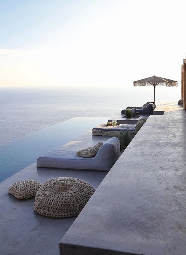 Piscinas Chill Out con vistas al mar