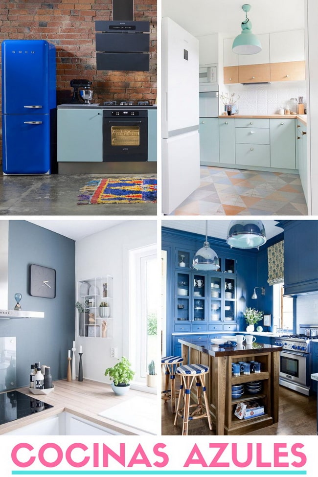 Cocinas azules