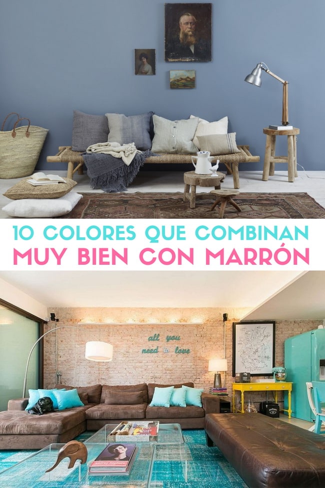 Envío ancla Previamente ▷ 10 colores que combinan con marrón en decoración