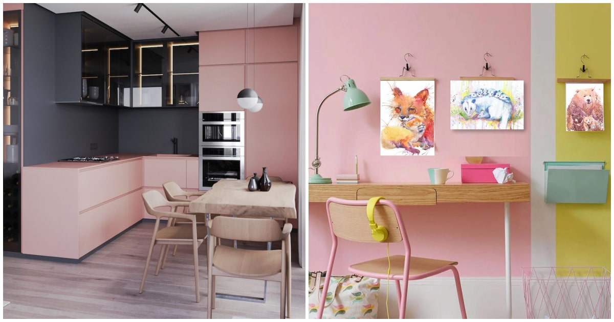 ▷ 10 colores que combinan con rosa. Color rosa en decoración.